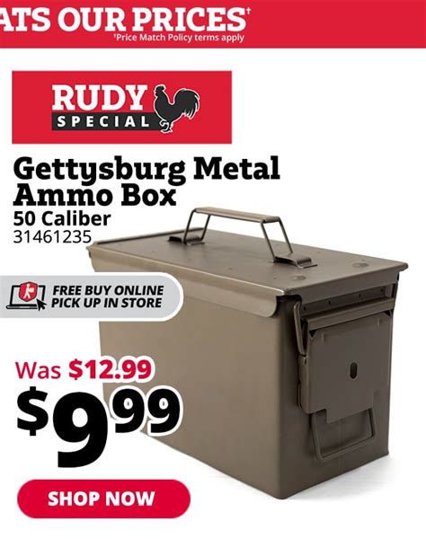 rural king steel ammo box|rural king guns and prices.